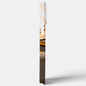 Crème oranje tot bruine gedraaide reflecterende ve Case-Mate iPhone case (Achterkant / Rechts)