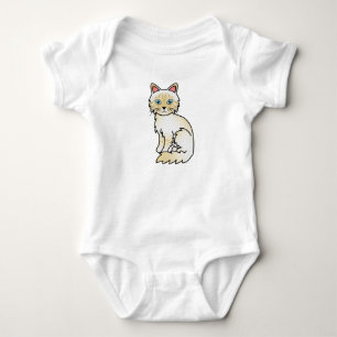Crème Point Tabby Birman / Ragdoll Kat Romper
