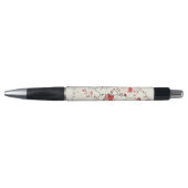 Crème Rode Bloem Pen (Voorkant)