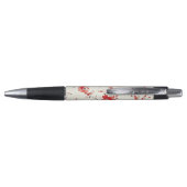 Crème Rode Bloem Pen (Achterkant)