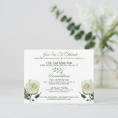 Crème Roos Neutraal Trouwinformatie Informatiekaartje (Staand voorkant)