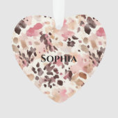 Crème rose Brown Léopard Noël (devant)