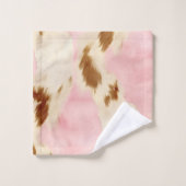 Crème rose pâle blanc Or blanc (Gant de toilette)