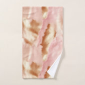 Crème rose Tan Southwest Cowgirl Cowhide (Serviette à main)