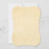 Crème Rouge Fissures Vintage Mariage Invitation (Dos)