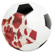 Crème Rouge Or Occidental Cowhide Howdy (3/4)