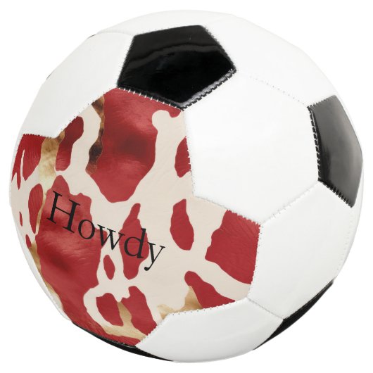 Crème Rouge Or Occidental Cowhide Howdy (3/4)