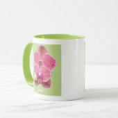 Crème rouge Phal. Mug de la Coupe du café d'orchid (Devant gauche)