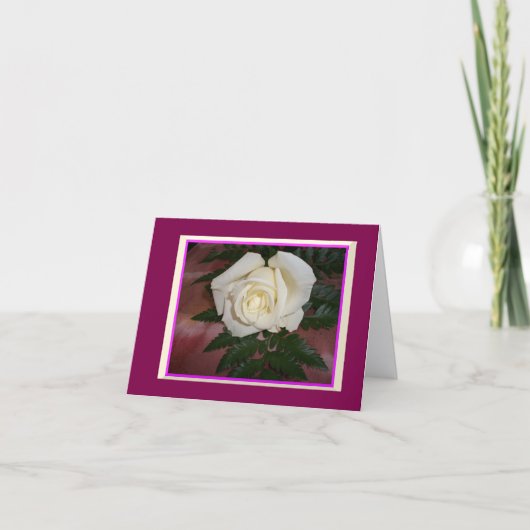 Crème Roze Notitiekaarten (Voorkant)