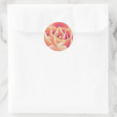 Crème Roze Rose Sticker (Tas)