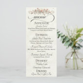Crème - Rozen, Hart & Dank Je Menu (Staand voorkant)