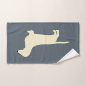 crème silo dachshund (Serviette à main)