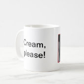 Crème, svp ! tasse de café (Devant gauche)