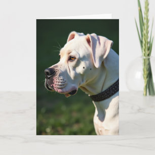 Crème Vaderdag kaart voor honden