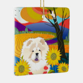 CRÈME VAN DE CROP Chow Ornament (Rechts)