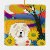 CRÈME VAN DE CROP Chow Ornament (Achterkant)