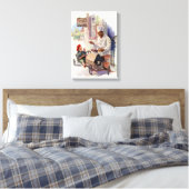  CRÈME VAN TARWE RECLAME CANVAS WRAP (Insitu (Slaapkamer))