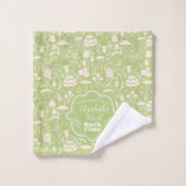 Crème verte aux champignons (Gant de toilette)