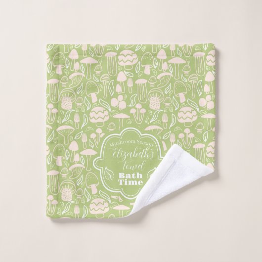 Crème verte aux champignons (Gant de toilette)