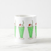 Crème verte Shamrock glace Shake St. Patrick's Mug (Centre)