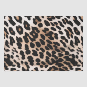 Crème Zwart Leopard Tissuepapier