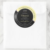 Crème Zwart Wavy Roos Goud met Logo Product Label (Tas)