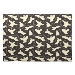 Crèmeachtige geesten - Halloween-patroon. Placemat