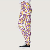 Crèmeblik, Strikemaster, Paarse, Roze, Wit, Camo Leggings (Links)