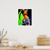 Creole Lady Poster (Keuken)