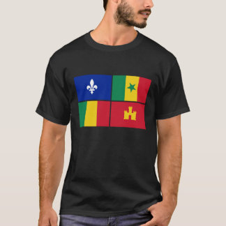 Creoolse vlag t-shirt