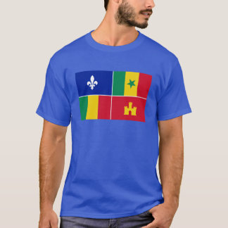 Creoolse vlag te groot t-shirt