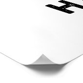 Crepe is er grappig van poster (Hoek)