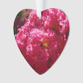 Crepe Myrtle Tree Magenta Floral Ornament (voorkant)