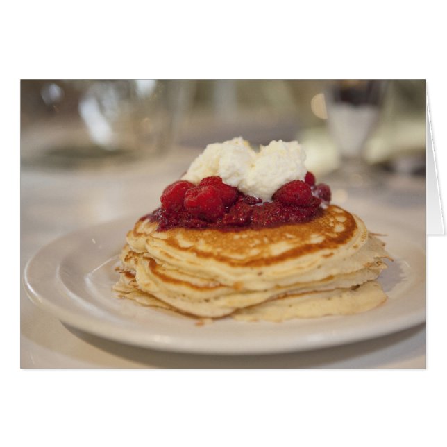 Crêpes aux framboises (Devant horizontal)