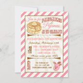 Crêpes et pyjamas Invitations de fête d'anniversai (Devant)