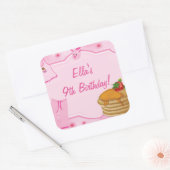 Crêpes et pyjamas Stickers d'anniversaire (Enveloppe)