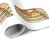 Crêpes - papier d'enveloppe de cadeau (Coin rond)