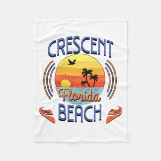 Crescent Beach, California Fleece Deken