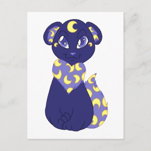 Crescent Bearfox Briefkaart (Voorkant)