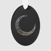 Crescent Céleste Noir Et Argent (devant)