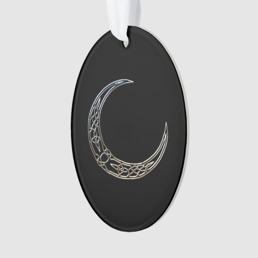 Crescent Céleste Noir Et Argent (devant)