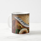 Crescent City Piano Coffee Mok (Voorkant links)