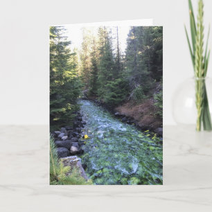 Crescent Creek, Crescent Lake, Oregon Kaart