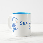 Crescent de mer Cottage café Mug (Devant gauche)