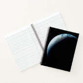 Crescent Earth genomen van de Apollo 4 missie. 2 Notitieboek (Binnen)