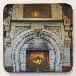 Crescent Hotel Fireplace Onderzetter