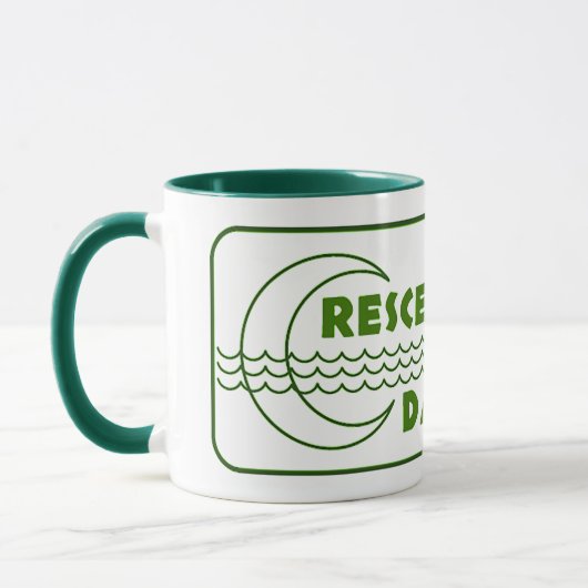 Crescent Lake 2 Tone Coffee Mug (Gauche)