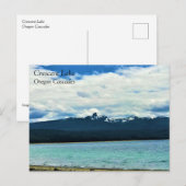Crescent Lake, Oregon Carte postale (Devant / Derrière)
