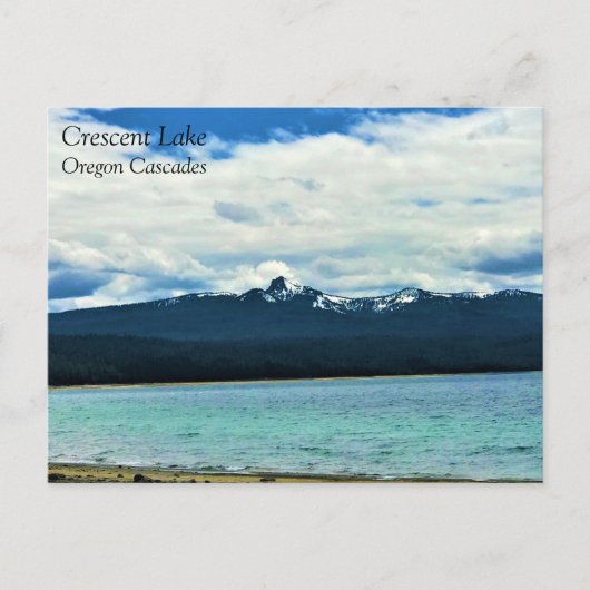 Crescent Lake, Oregon Carte postale (Devant)