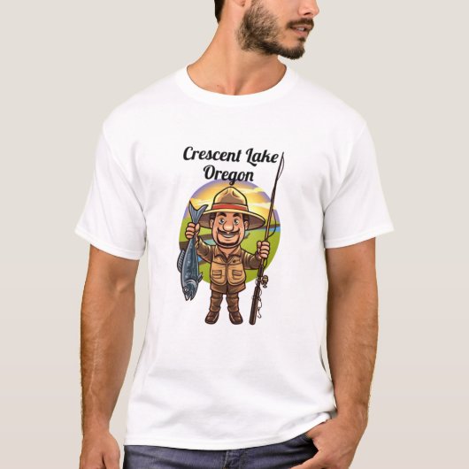 Crescent Lake Oregon T-shirt (Voorkant)